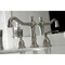 Kingston Brass KS1978KL Widespread Bathroom Faucet with Brass Pop-Up, Brushed Nickel KS1978KL - alternate 5